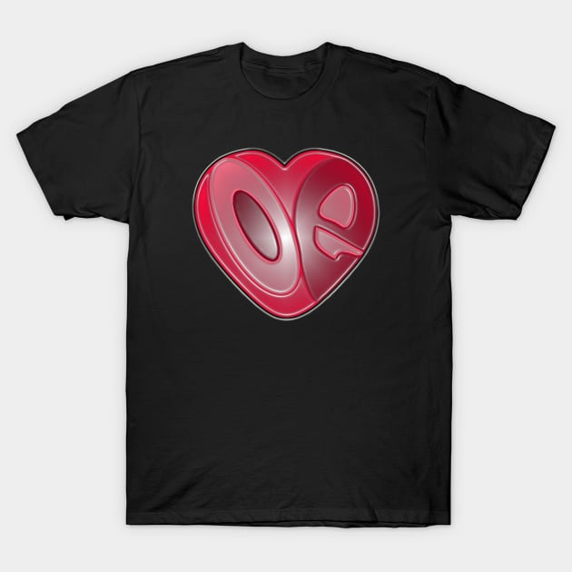 love T-Shirt by bobgoodallart